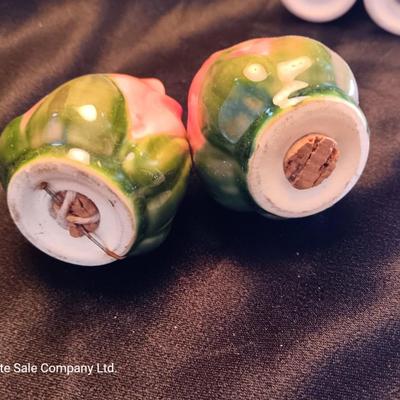 Milk glass egg dish, salt & pepper shakers and more