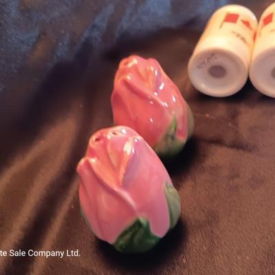 Milk glass egg dish, salt & pepper shakers and more
