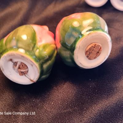 Milk glass egg dish, salt & pepper shakers and more