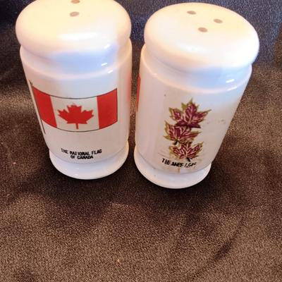 Milk glass egg dish, salt & pepper shakers and more