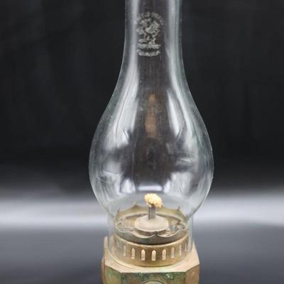 Brass Hong Kong Griffin-Brand Oil Lamp