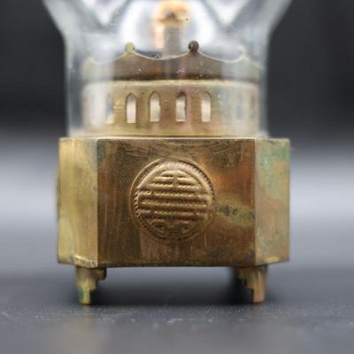 Brass Hong Kong Griffin-Brand Oil Lamp