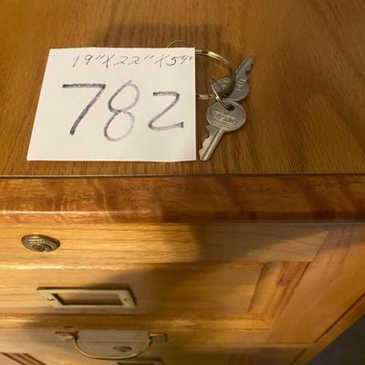 Wooden File Cabinet