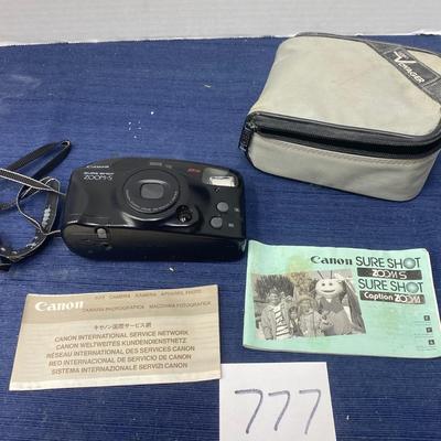 Cannon Sure Shot Camera