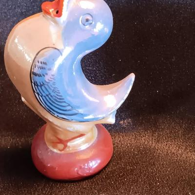 Vintage Homer Laughlin China platter with salt & Pepper shakers