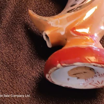 Vintage Homer Laughlin China platter with salt & Pepper shakers