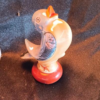 Vintage Homer Laughlin China platter with salt & Pepper shakers