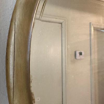 Antique Wooden Ornate Mirror