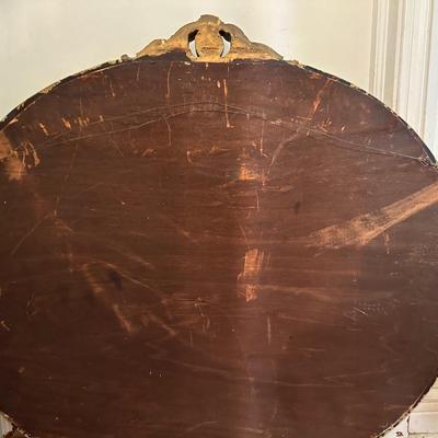Antique Wooden Ornate Mirror
