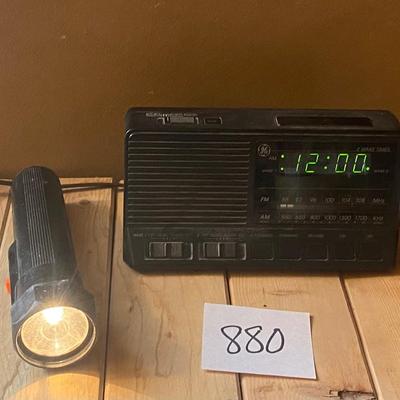 Clock and Flashlight