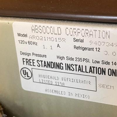 Absocold Small Refrigerator