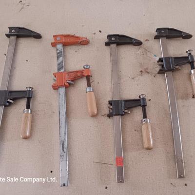 Assortment of bar clamps