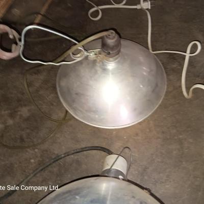 Three heat light lamp fixtures