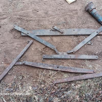 Antique wagon parts and pieces