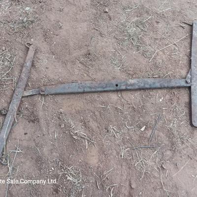 Antique wagon parts and pieces