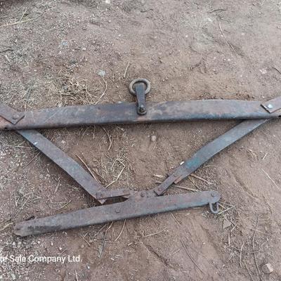 Antique wagon parts and pieces
