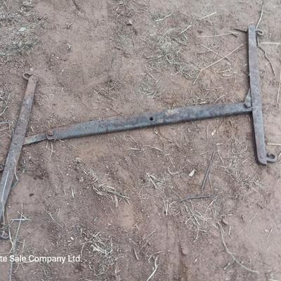 Antique wagon parts and pieces