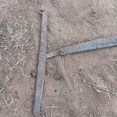 Antique wagon parts and pieces