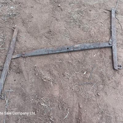 Antique wagon parts and pieces