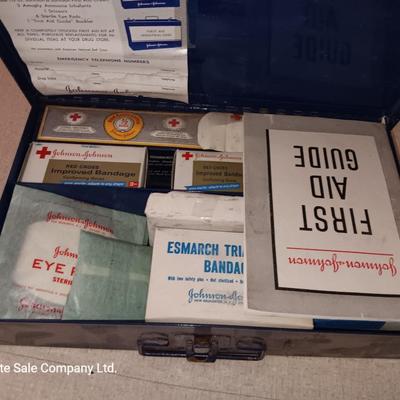 Vintage first aid kits