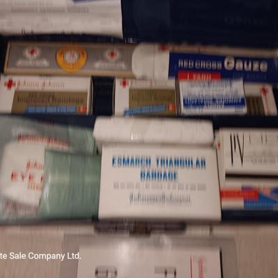 Vintage first aid kits