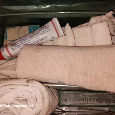 Vintage first aid kits