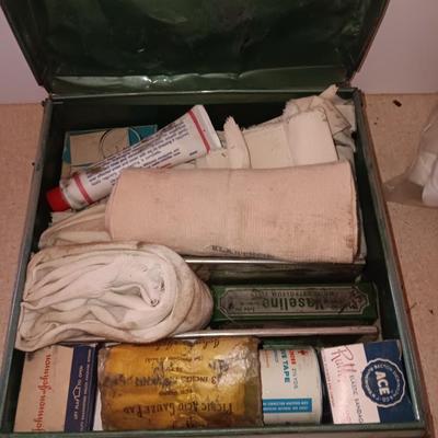 Vintage first aid kits