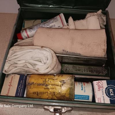 Vintage first aid kits