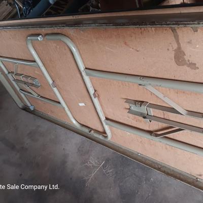 folding metal framed table