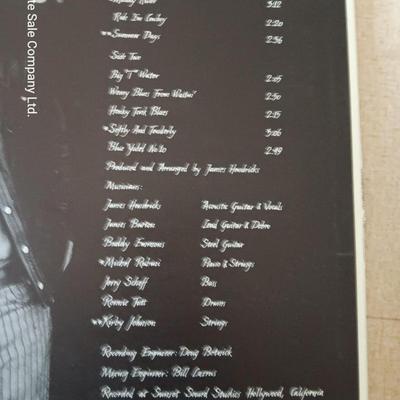 Collection of LP records - SIGNED Curt Burrell - James Hendricks and Tom Jones
