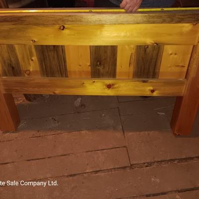 Beautiful twin sized bed frame - hand constructed