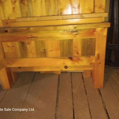 Beautiful twin sized bed frame - hand constructed