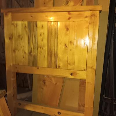Beautiful twin sized bed frame - hand constructed
