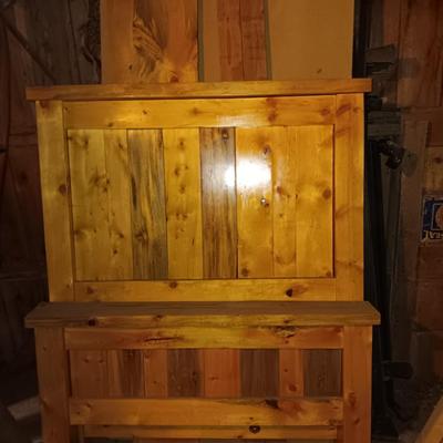 Beautiful twin sized bed frame - hand constructed