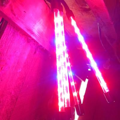 Vazillio LED adjustable arm grow light a with timer and an AFX model SLEU22GR Grow light. 1 of 2