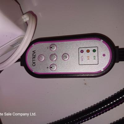 Vazillio LED adjustable arm grow light a with timer and an AFX model SLEU22GR Grow light. 2 OF 2