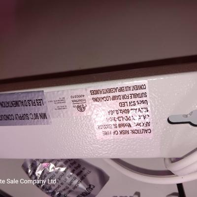 Vazillio LED adjustable arm grow light a with timer and an AFX model SLEU22GR Grow light. 2 OF 2
