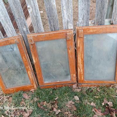 Three Windows - great for sheds - Chicken houses - Greenhouse and more!