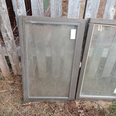 Five Wood framed windows - great for sheds, chicken house, greenhouse and more