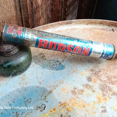 Vintage Green glass globe Hudson sprayer