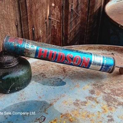 Vintage Green glass globe Hudson sprayer