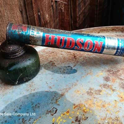 Vintage Green glass globe Hudson sprayer