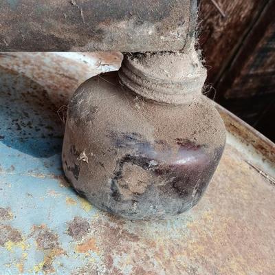 Vintage brown glass globe Sprayer