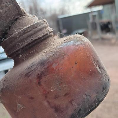Vintage brown glass globe Sprayer