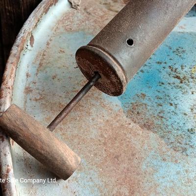 Vintage brown glass globe Sprayer
