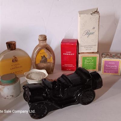 Avon bottles cologne and perfume some with boxes