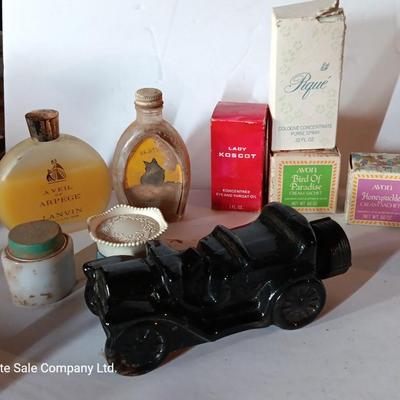 Avon bottles cologne and perfume some with boxes
