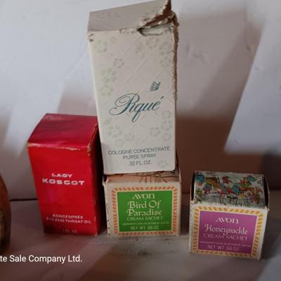Avon bottles cologne and perfume some with boxes