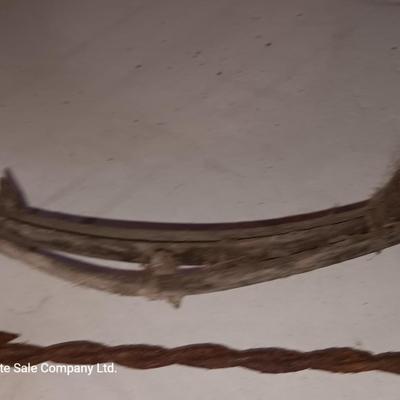 Several strands of antique barbed wire