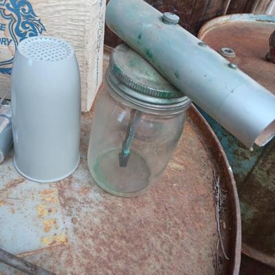 Deluxe accessory kit glass jar sprayers with accessories